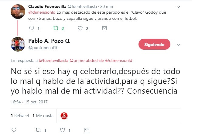 TWEET PABLO POZO