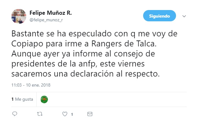 FELIPE MUÑOZ RANGERS