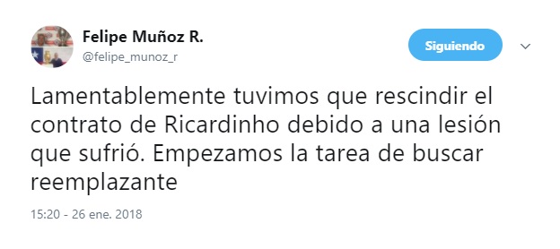 RICARDINHO NO SIGUE EN RANGERS