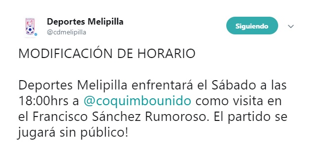 CAMBIO DE HORARIO