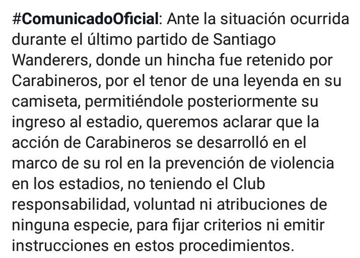 RETENCIÓN HINCHA