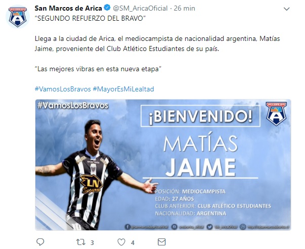 LLEGA MATÍAS JAIME