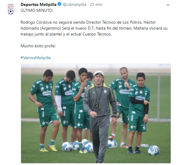 HÉCTOR ADOMAITIS A MELIPILLA