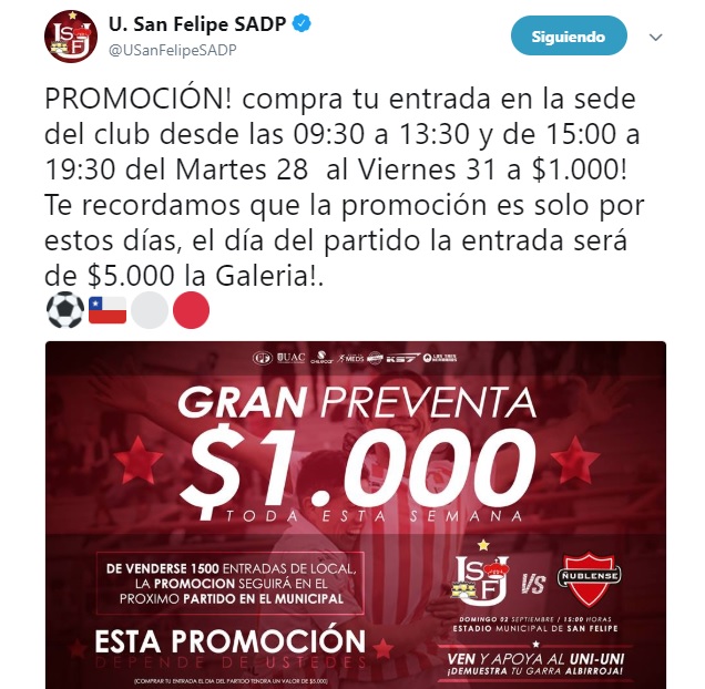 PROMOCIÓN USF