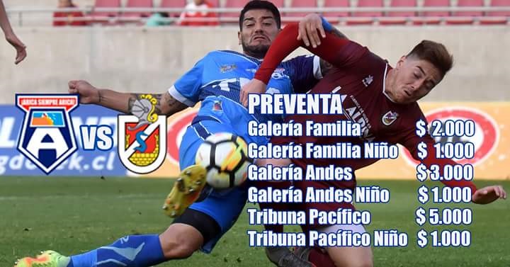 PREVENTA ENTRADAS ARICA