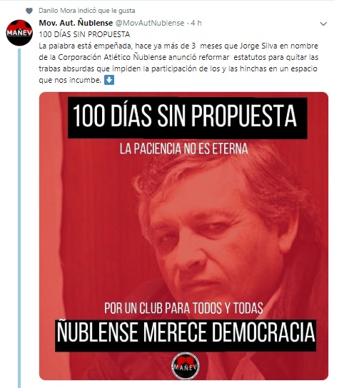 ÑUBLENSE MERECE DEMOCRACIA