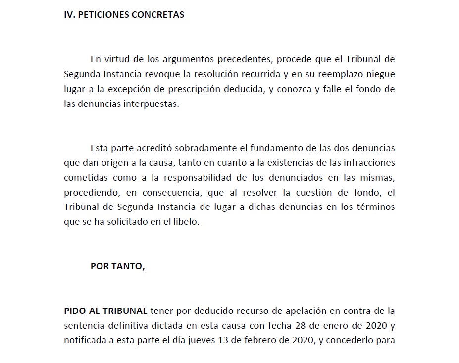 PETICIÓN CONCRETA 1