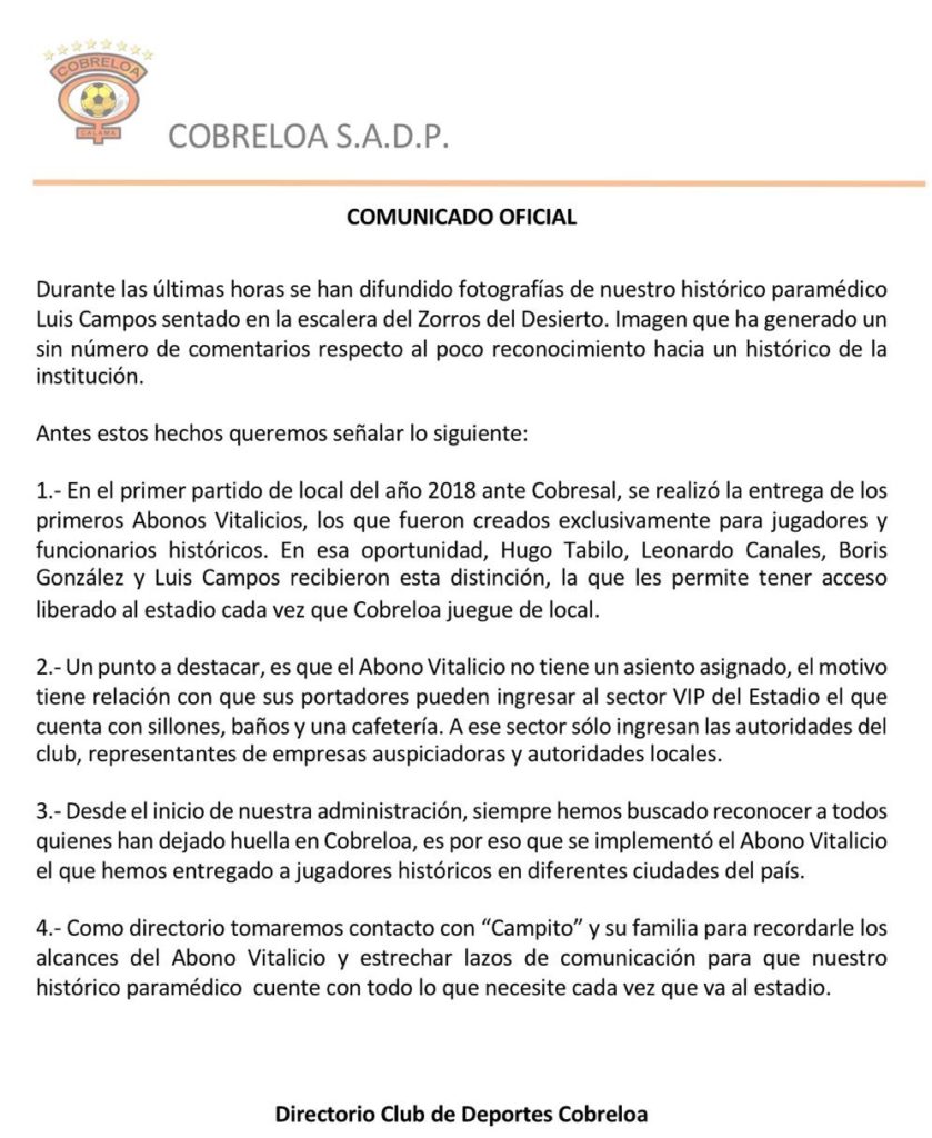 COBRELOA SOBRE PARAMÉDICO