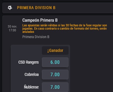 ESPECIAL PRIMERA B 1