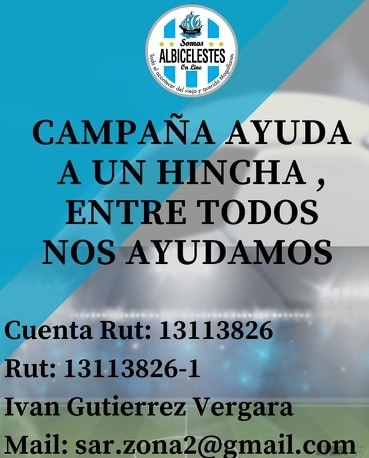 CUENTA AYUDA PARA HINCHAS