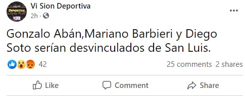 ABÁN BARBIERI Y SOTO NO SIGUEN