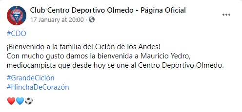 MAURICIO YEDRO SE VA