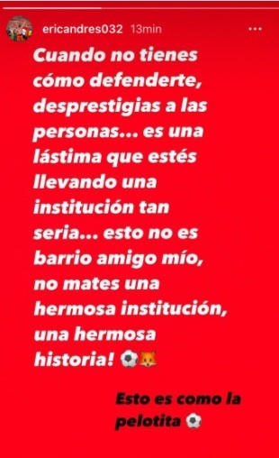 AHUMADA LE RESPONDE A ADRIÁN LEÓN