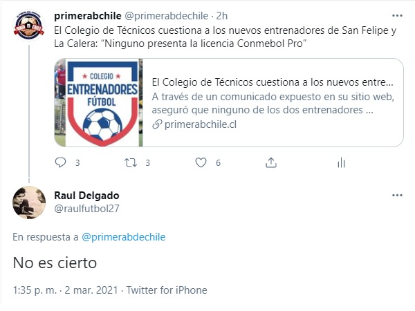 DELGADO RESPONDE AL COLEGIO DE TÉCNICOS