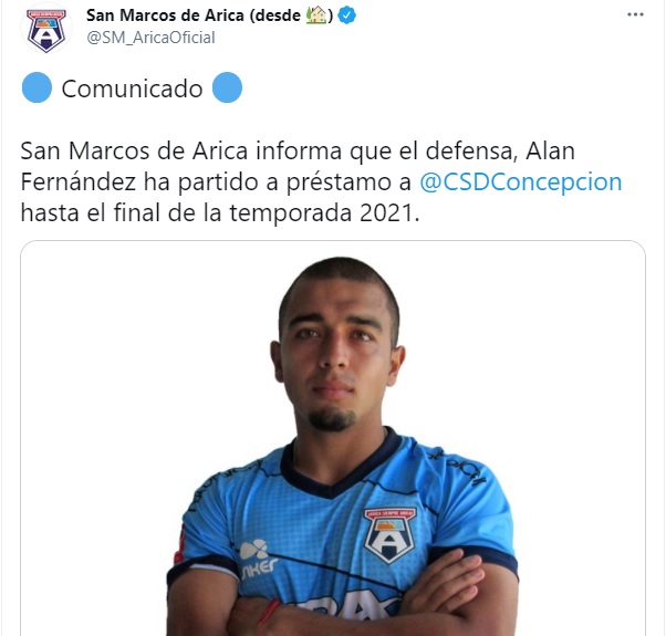 ALAN FERNÁNDEZ A PRÉSTAMO