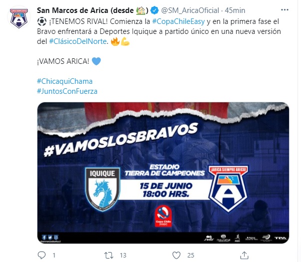 COPA CHILE CONTRA IQUIQUE