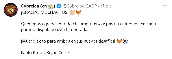 DOS CORTADOS EN COBRELOA