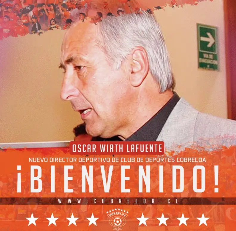 ÓSCAR WIRTH DIRECTOR DEPORTIVO COBRELOA