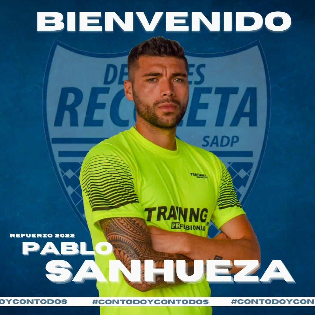 Pablo Sanhuenza presentado en Deportes Recoleta
