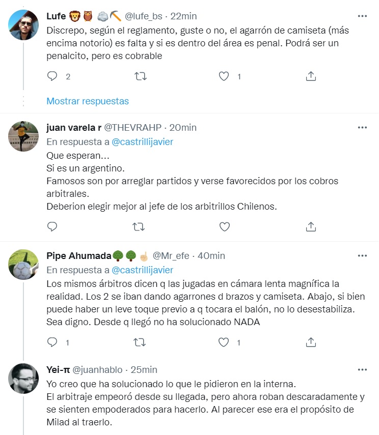 REACCIONES AL TWEET DE CASTRILLI 1