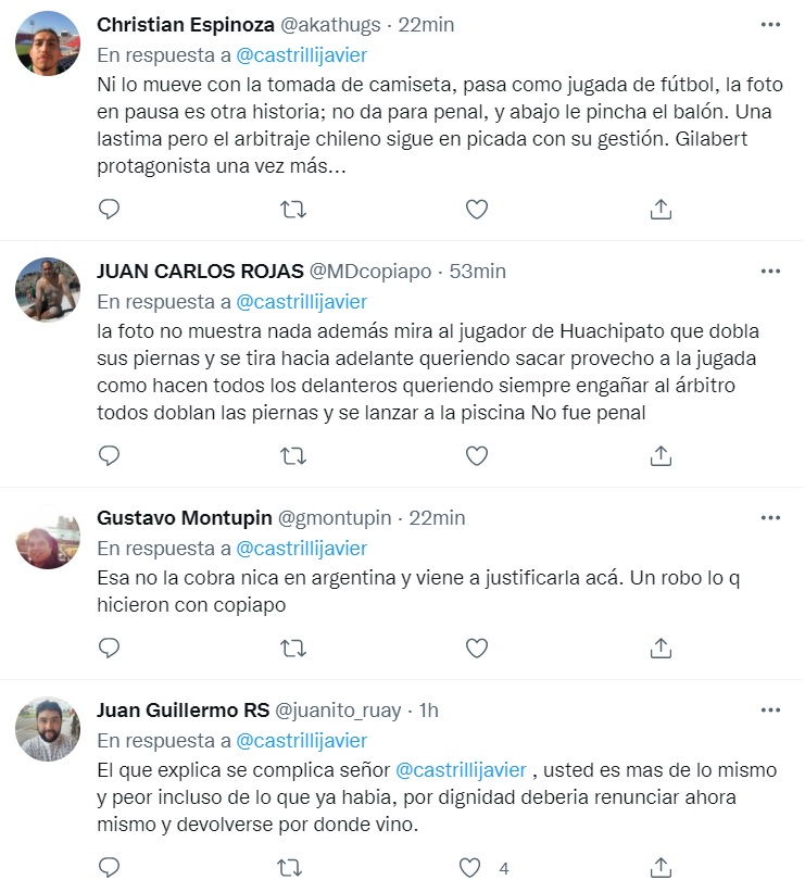 REACCIONES AL TWEET DE CASTRILLI 7