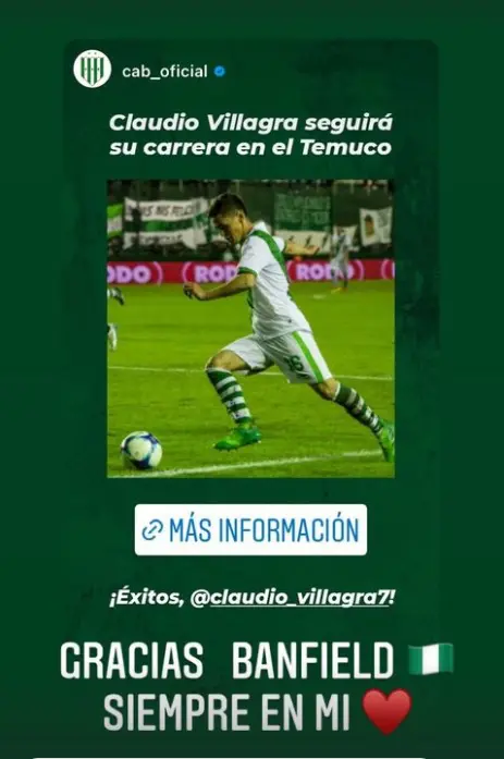 CLAUDIO VILLAGRA A TEMUCO