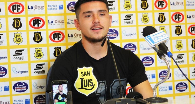 Sebastián Parada, joven delantero de San Luis, es observado por clubes de primera división. 1B 2022 junio