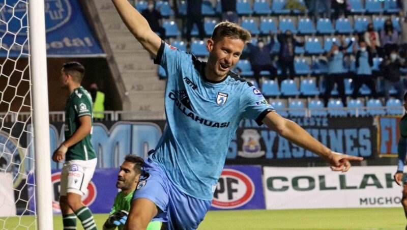 De Antofagasta a Iquique Daniel Imperiale marcando un gol en el tenso partido de Iquique 2-1 contra Wanderers. 1B 2022 julio