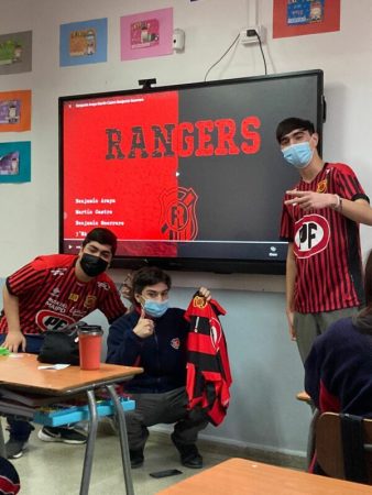 Estudiantes de un colegio de Talca hablan de Rangers . junio 2022