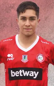 Fabian Gonzalez con la camiseta de Union La Calera.