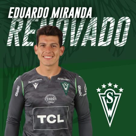 Eduardo Miranda renovado en Santiago Wanderers para todo el 2023. 1B noviembre 2022