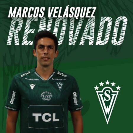 Marcos Velasquez renovado en Santiago Wanderers para todo el 2023. 1B noviembre 2022