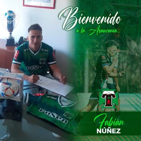 Fabian Nunez oficial en Deportes Temuco