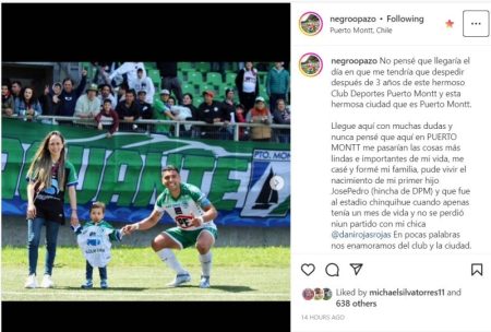 Diego Opazo se despide de Puerto Montt