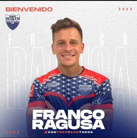 Recoleta sigue armando un gran plantel de cara al torneo de 2023 Franco Ragusa con la camiseta de Recoleta.