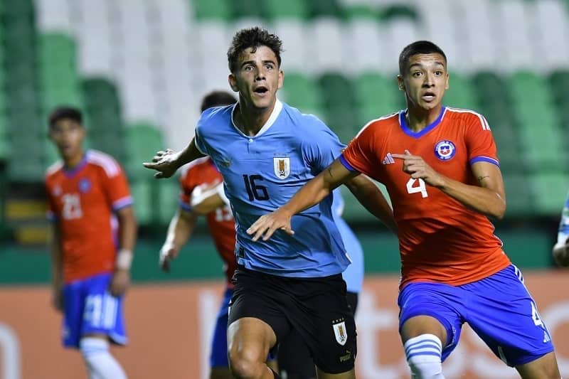 Inapelable derrota de Chile ante Uruguay en el sudamericano sub 20