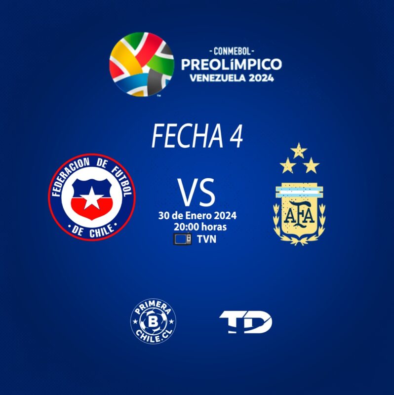 Chile vs Argentina, Torneo Preolímpico Venezuela 2024