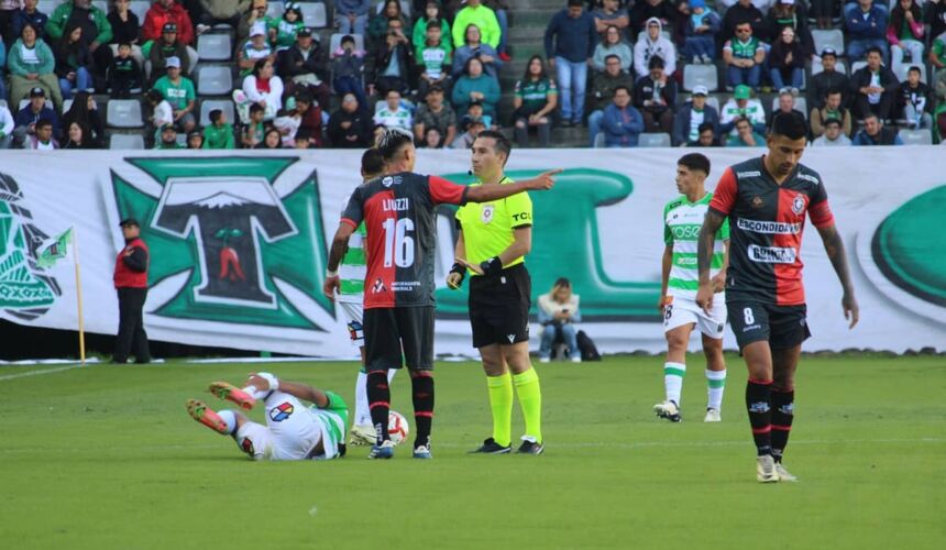 Una grave lesión sufrió el futbolista de Deportes Antofagasta Bruno Liuzzi.