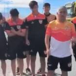 DT del fútbol joven de Cobreloa explicó video en apoyo al paro de camioneros.