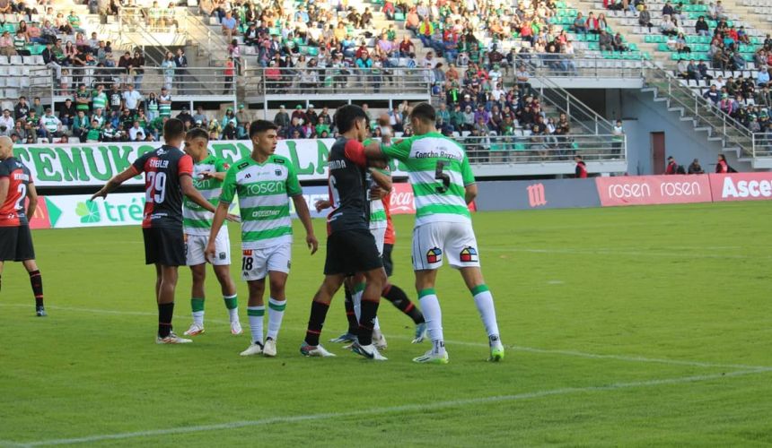 Dos fechas de castigo sufrió un joven valor de Deportes Temuco: Vicente Concha.