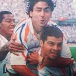 Eladio Rojas campeón con Rangers de Talca en 1997.