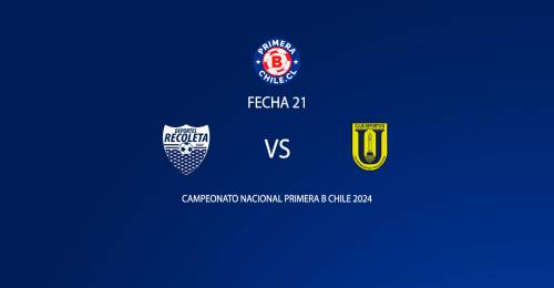 Deportes Recoleta vs Universidad de Concepción fecha 21 Primera B 2024