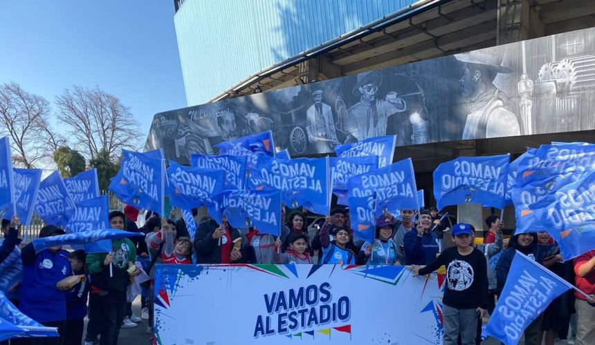 “Vamos al Estadio” invita a 200 niños y niñas al Fiscal de Talca