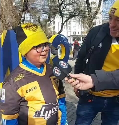 pequeño que reveló su verdadera motivación para ser hincha del Vial