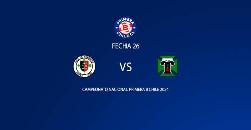 Deportes Santa Cruz vs Deportes Temuco fecha 26 Primera B 2024