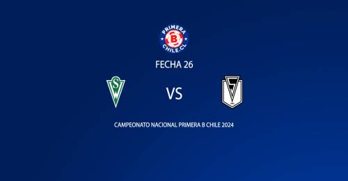 Santiago Wanderers vs Santiago Morning fecha 26 Primera B 2024