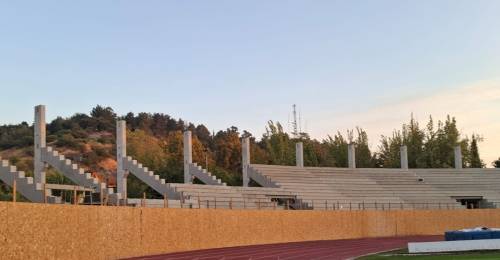Así luce el Estadio La Granja de Curicó en medio de los trabajos de ampliación