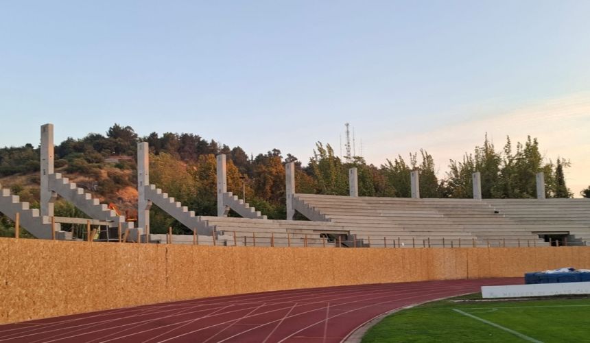 [Video] Avances en la ampliación del Estadio La Granja de Curicó