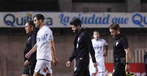 Una sensible baja sufrió Santiago Wanderers para al menos las próximas dos fechas: lesionado Josepablo Monreal.