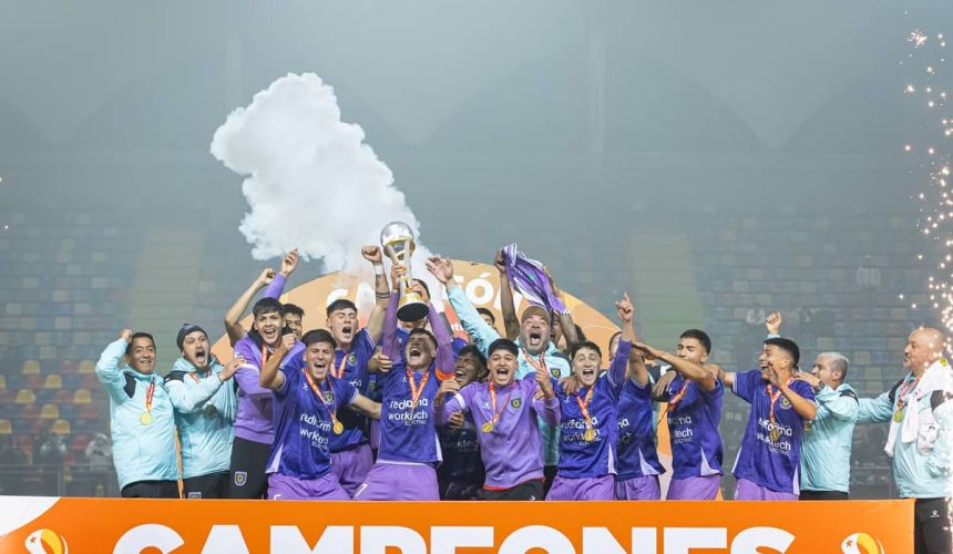 Deportes Concepción fútbol formativo. Campeones Copa Futuro 2025 Serie de Proyección.